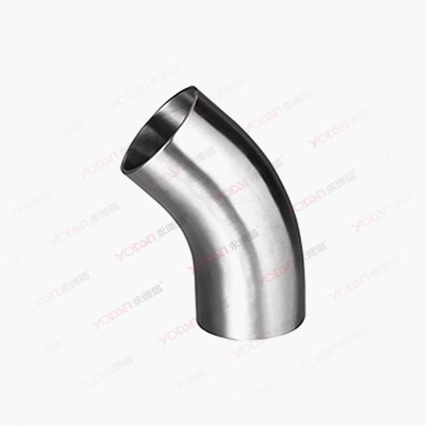 45 ° Welded elbow long