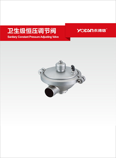 Sanitary grade constant pressure regulating valve