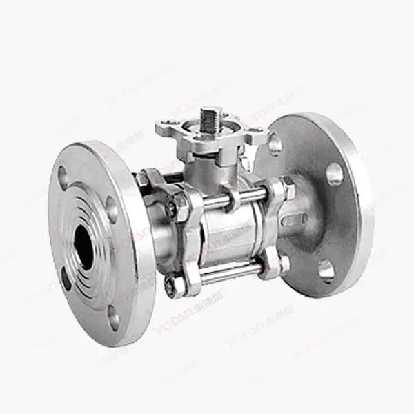 三片式高平台法兰球阀